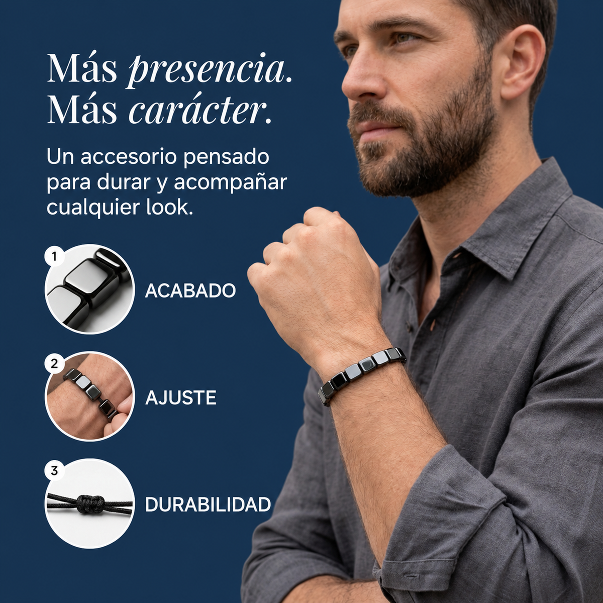 Sepral | Pulsera de Hematita